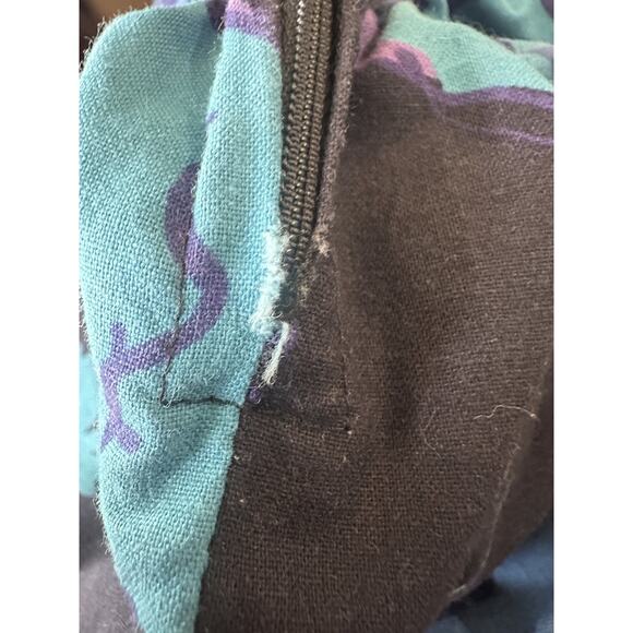 Vintage Laura Ashley Dark Floral 80's Style Dress Fit & Flare Rockabilly US 14 - Picture 13 of 16